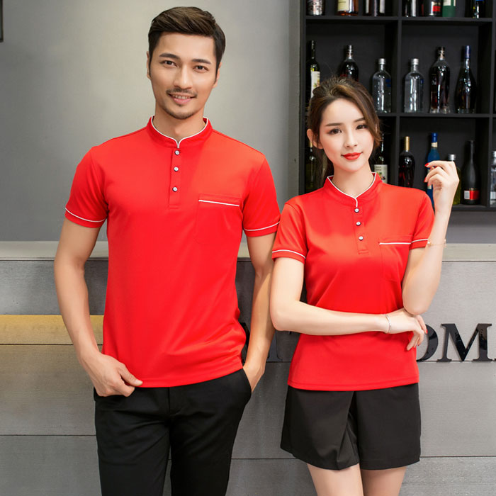 綠色夏季工作服短袖 JL-TX348