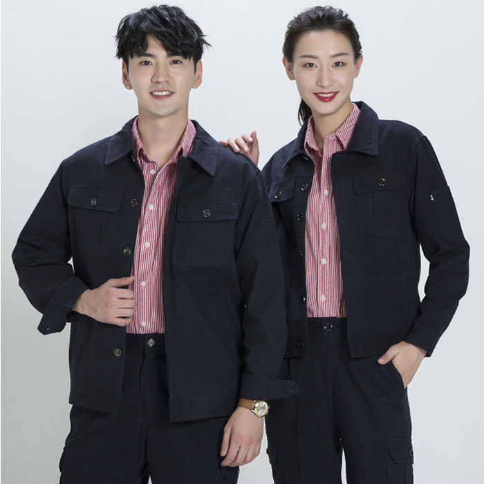 純棉秋冬工作服套裝防靜電JL-GC006