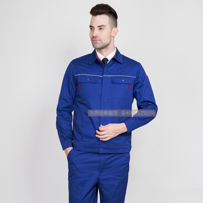 日資企業(yè)員工工作服-效果圖2