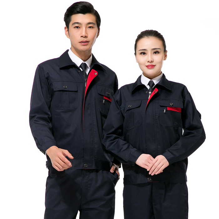 秋冬工作服定做，滌棉面料